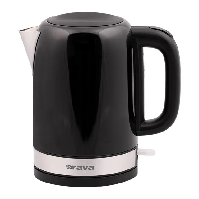 Orava Nerezová varná konvice 1,7 l, černá