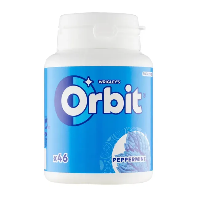 Orbit Žvýkačky Wrigley's Peppermint 64 g
