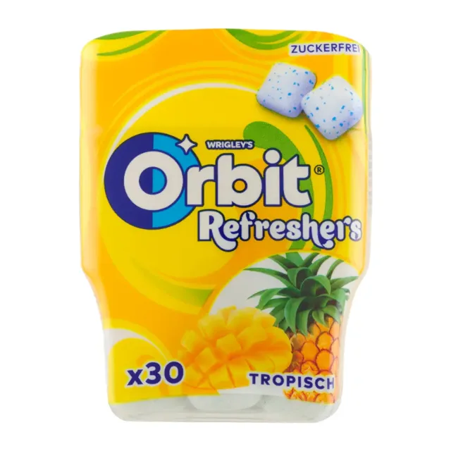 Orbit Žvýkačky Wrigley's Refresher's Tropical 67 g