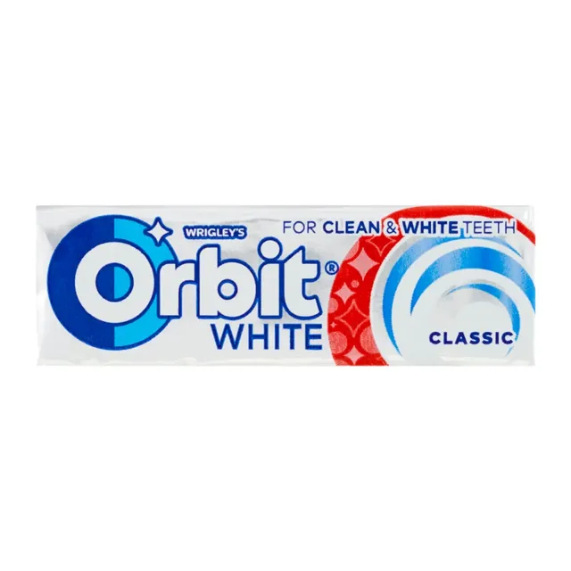 Orbit Žvýkačky Wrigley's White Classic 14 g
