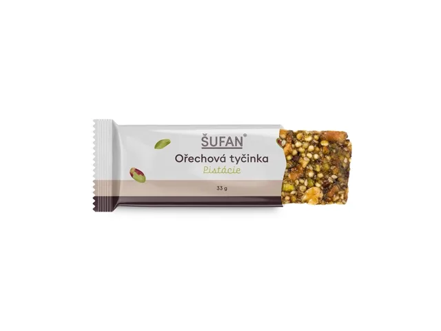 Ořechová tyčinka pistáciová, 33 g