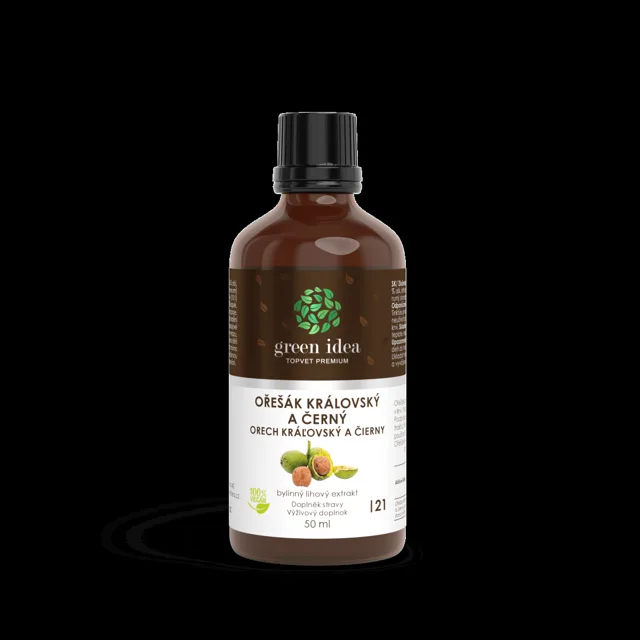 Ořešák královský – tinktura – kapky 50 ml – Green idea