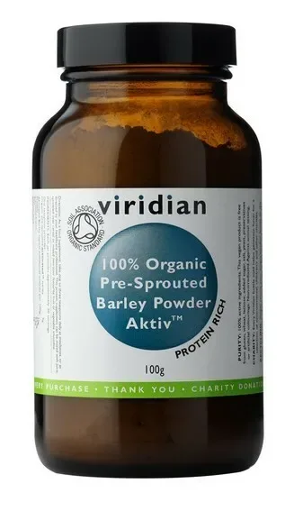 Organic barley powder active 100g