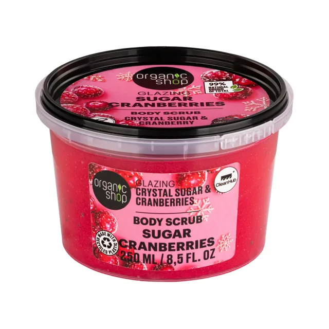 Organic Shop Brusinky v cukru tělový peeling 250 ml