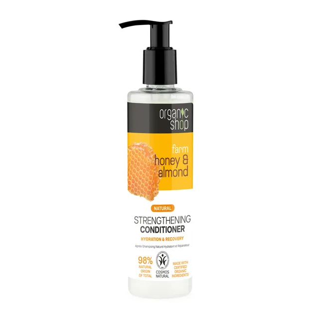 Organic Shop Posilující kondicionér Med a mandle (Strengthening Conditioner) 280 ml