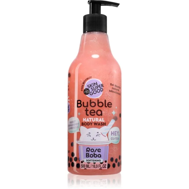 Organic Shop Skin Super Good Bubble Tea zjemňující sprchový gel 500 ml