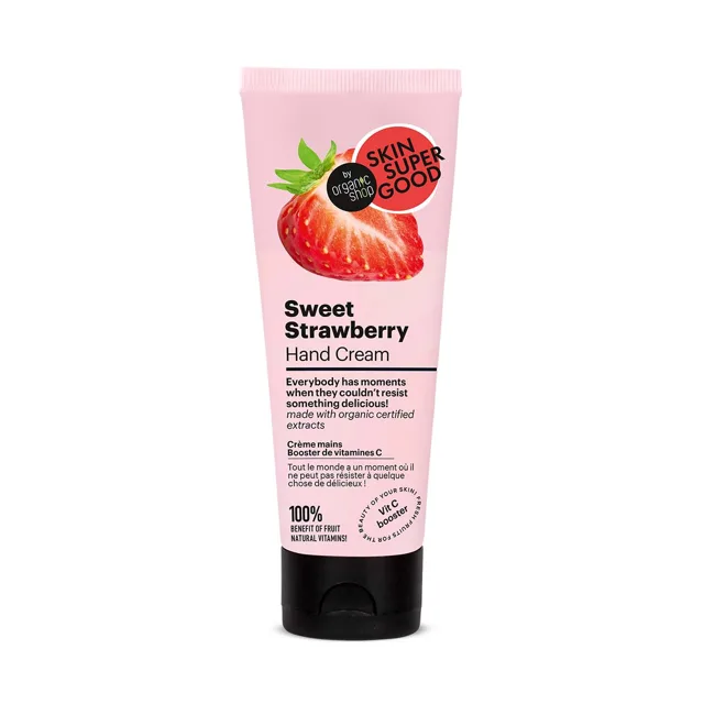Organic Shop Skin Super Good Krém na ruce Sladká jahoda 75 ml