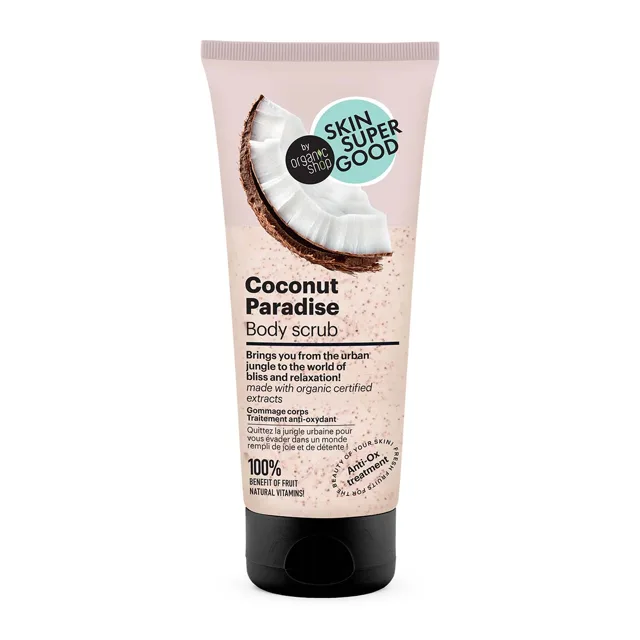 Organic Shop Skin Super Good Tělový peeling Kokosový ráj 200 ml