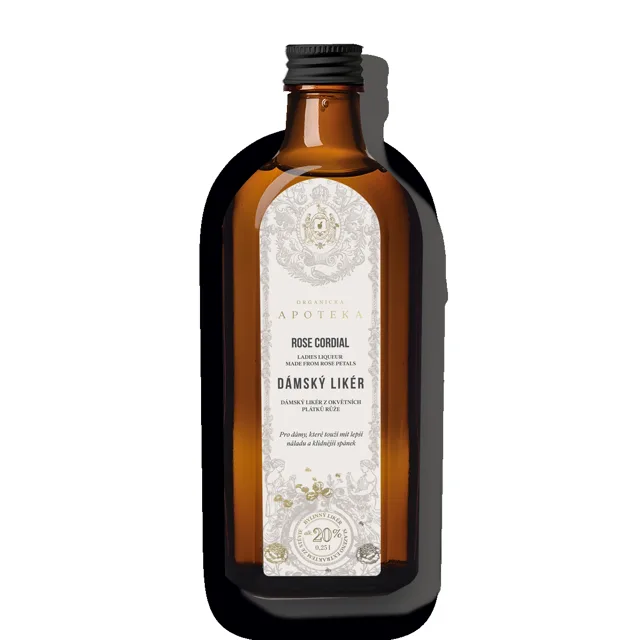 Organická apotéka Dámský likér z okvětních plátků růže 250 ml