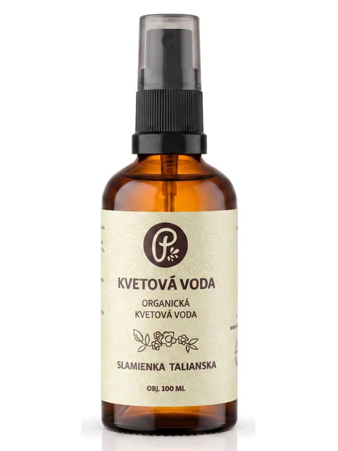 Organická květinová voda Slaměnka italská 100 ml
