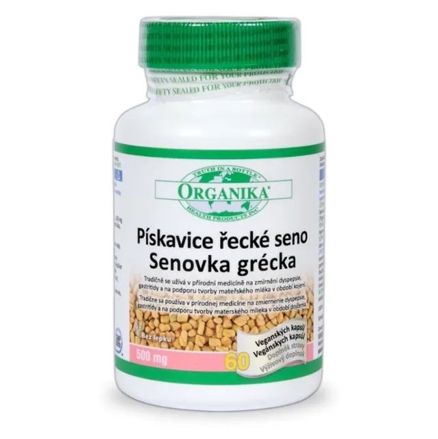 ORGANIKA Pískavice řecké seno 500 mg 60 kapslí