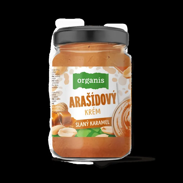 ORGANIS Arašídový krém se slaným karamelem 920 g