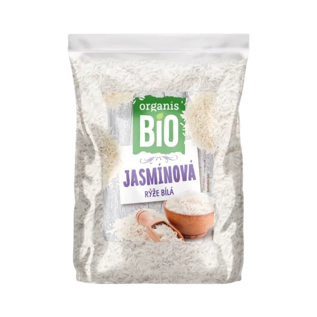 Organis Bílá jasmínová rýže BIO, 500 g