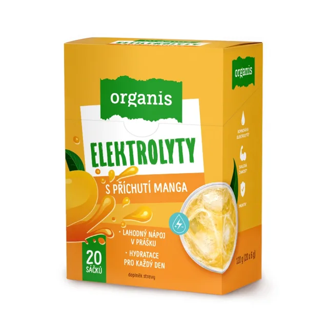 Organis Elektrolyty mango 20x6 g
