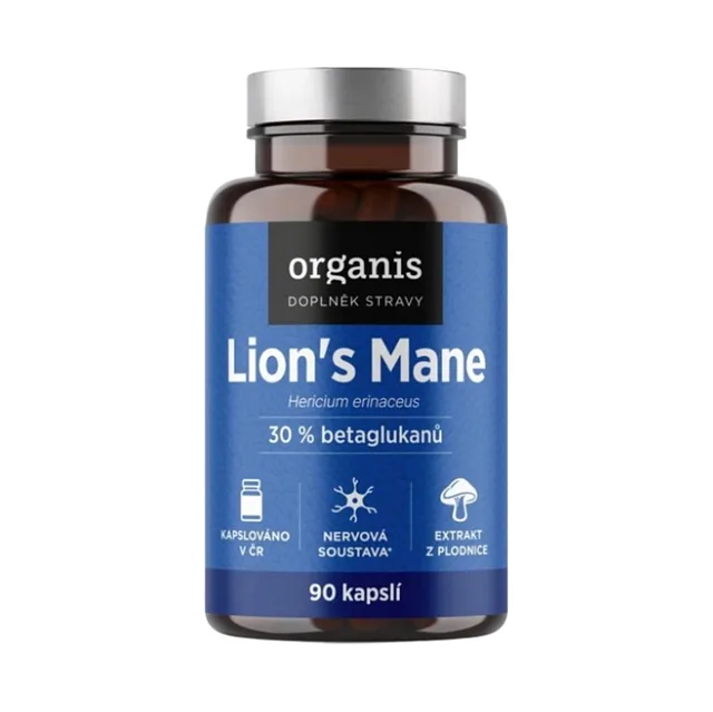 ORGANIS Lion´s mane 90 kapslí