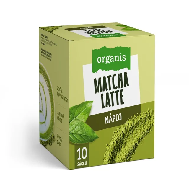 ORGANIS Matcha latte 10 x 17 g