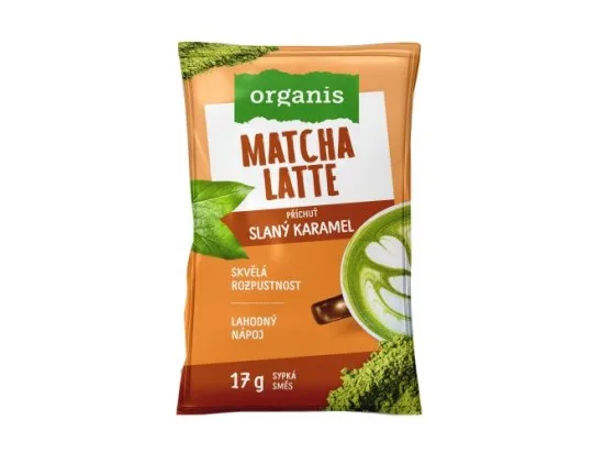 Organis Matcha latte slaný karamel 17 g