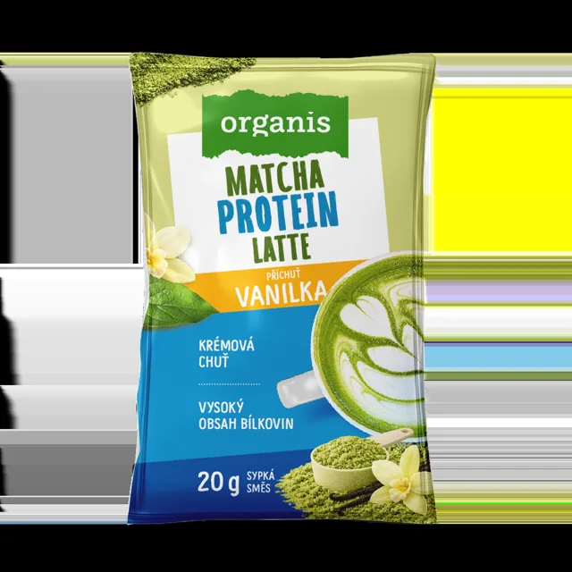 Organis Protein Matcha Latte vanilka 20 g