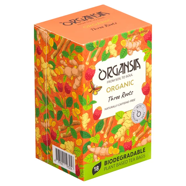ORGANSIA Three roots bylinný čaj BIO 18 sáčků