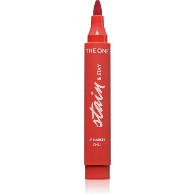 Oriflame The One Stain & Stay dlouhotrvající rtěnka ve fixu odstín Chili 2.5 g