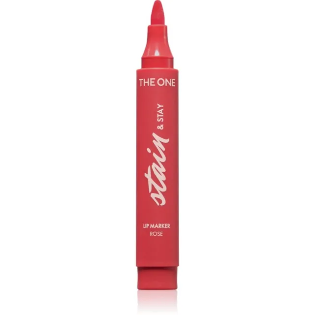 Oriflame The One Stain & Stay dlouhotrvající rtěnka ve fixu odstín Rose 2.5 g