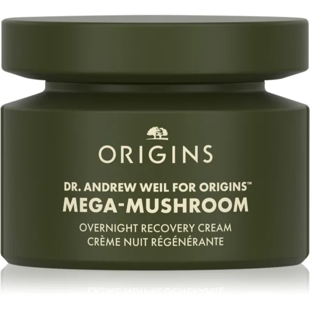 Origins Dr. Andrew Weil for Origins™ Mega-Mushroom Overnight Recovery Cream zklidňující a hydratační maska na noc 50 ml