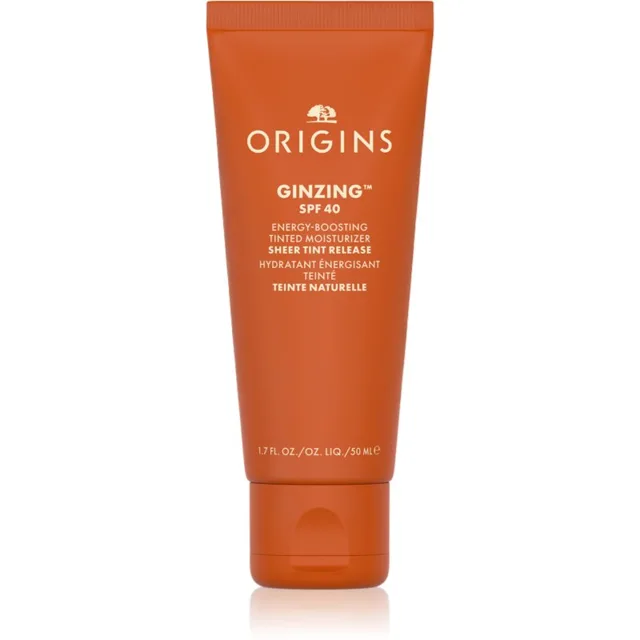 Origins GinZing™ Energy-Boosting Tinted Moisturizer denní krém s revitalizačním účinkem SPF 40 odstín 4 50 ml