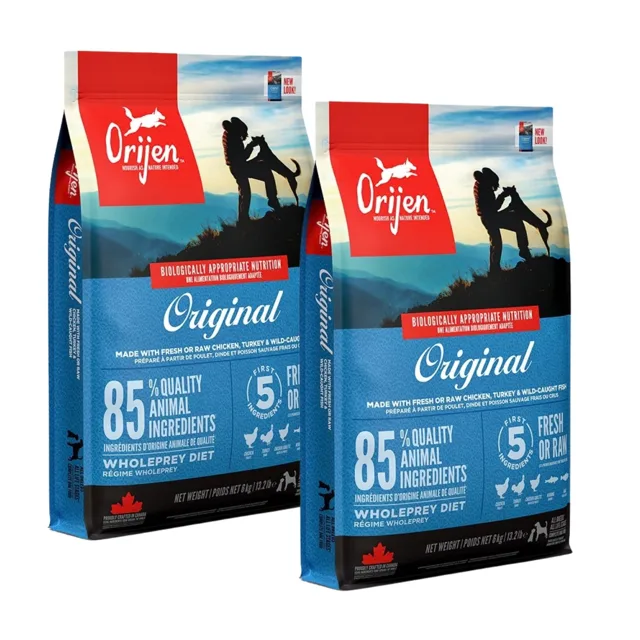 ORIJEN Original Dog 2x6 kg Bezobilné granule pro dospělé psy