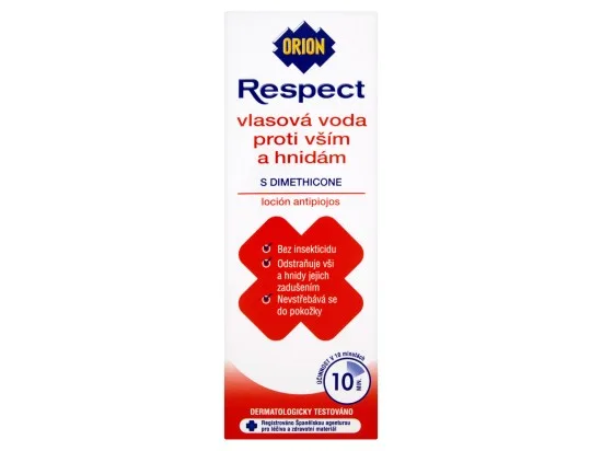 Orion Respect vlasová voda proti vším a hnidám 100 ml
