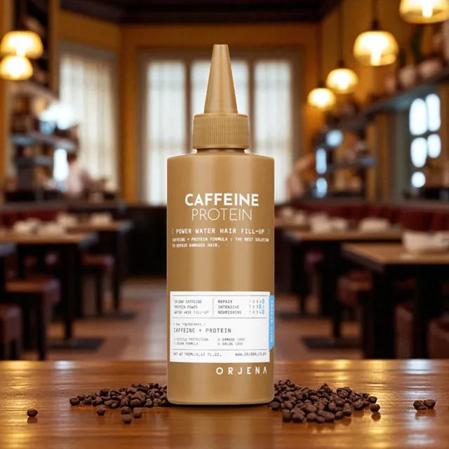 ORJENA - Caffeine Protein Power Hair Fill-Up - Intenzivní proteinová péče pro poškozené vlasy - 190 ml