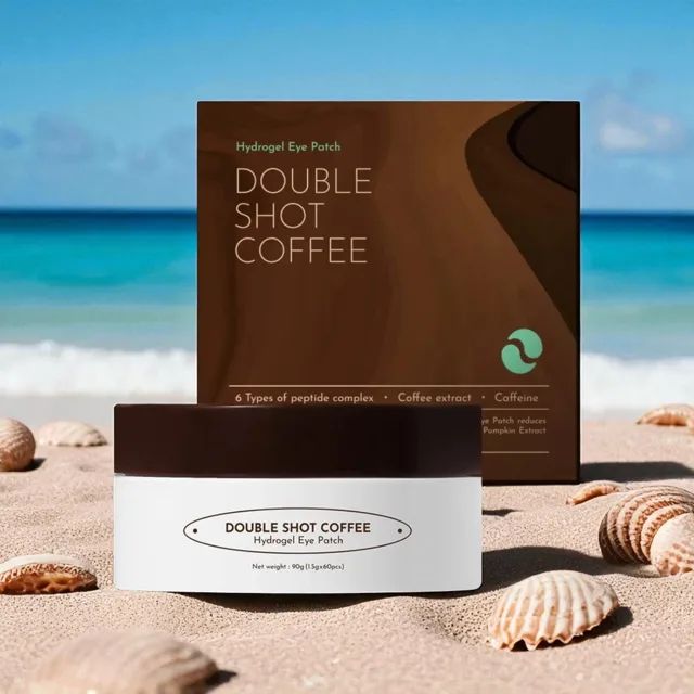 ORJENA - Double Shot Coffee Hydrogel Eye Patch - Hydrogelové polštářky pod oči s kofeinem - 90 g