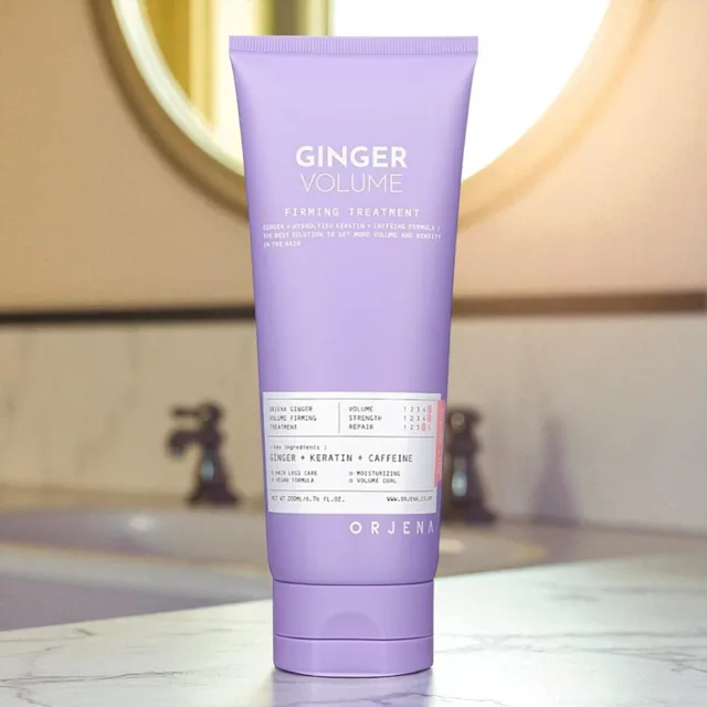 ORJENA - Ginger Volume Firming Treatment - Objemová maska na vlasy se zázvorem pro viditělně pevnější vlasy - 200 ml
