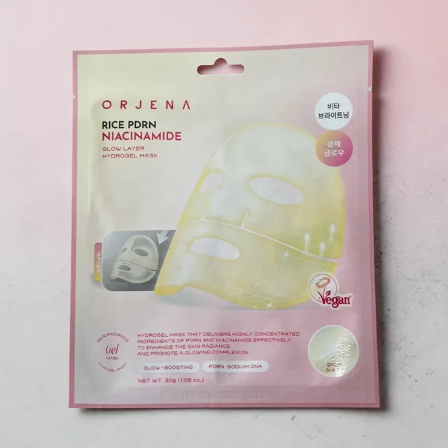 ORJENA - Glow Layer Hydrogel Mask - Hydrogelová maska pro rozjasnění pleti - 30g