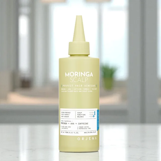 ORJENA - Moringa Scalp Perfect Hair Vinegar - Moringový vlasový ocet pro dokonalou pokožku hlavy - 190 ml