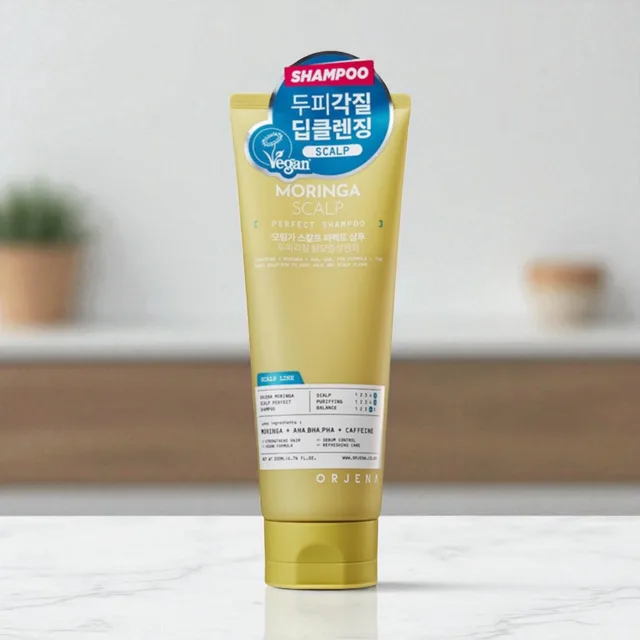 ORJENA - Moringa Scalp Perfect Shampoo - Šampon pro dokonalou péči o pokožku hlavy s moringou - 200 ml