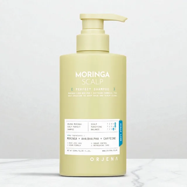 ORJENA - Moringa Scalp Perfect Shampoo - Šampon pro dokonalou péči o pokožku hlavy s moringou - 500 ml