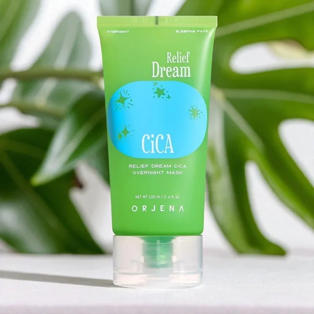 ORJENA - Relief Dream Cica Overnight Mask - Zklidňující, noční maska s centellou - 100 ml