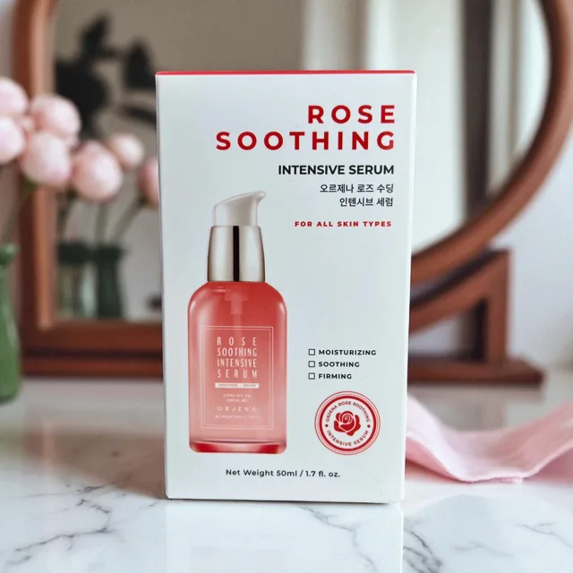 ORJENA - Rose Soothing Intensive Serum  - Zklidňující sérum s růžovým olejem - 50 ml