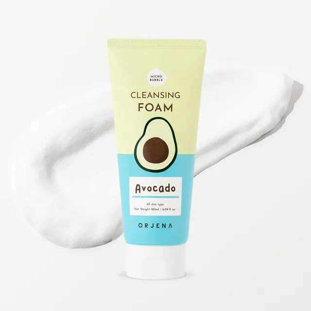 ORJENA - Smile Day Cleansing Foam Avocado - Čistící pěna na obličej avokádo - 180 ml