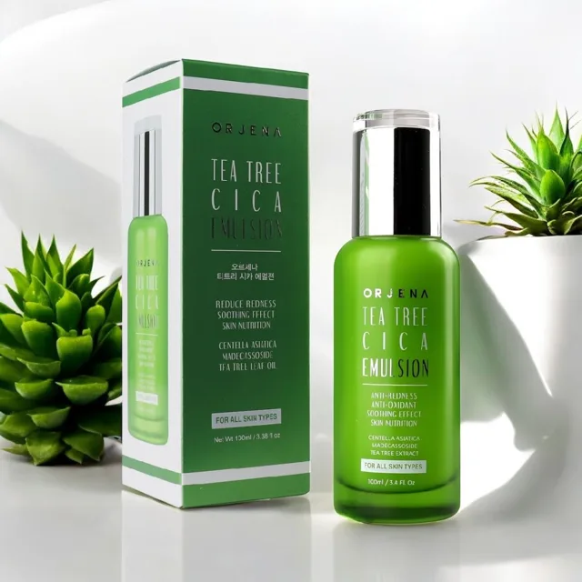 ORJENA - Tea Tree Cica Emulsion - Tea tree cica zklidňující pleťová emulze - 100 ml