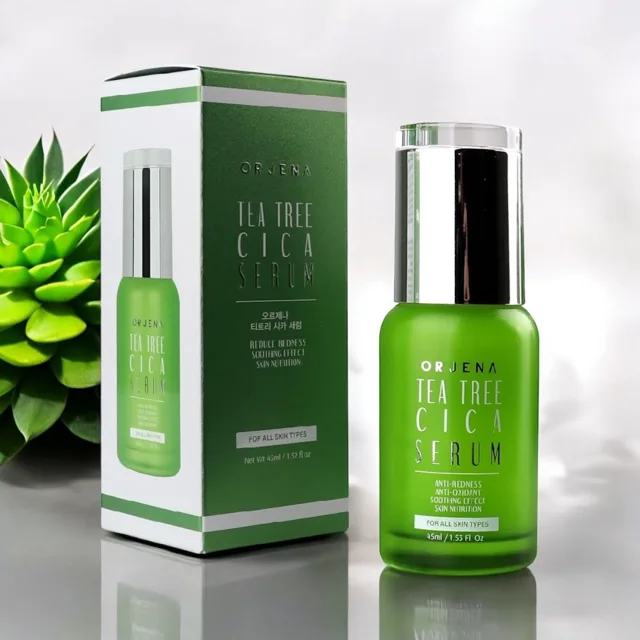 ORJENA - Tea Tree Cica Serum - Zklidňující pleťové sérum s extrakty čajovníku a pupečníku - 45 ml