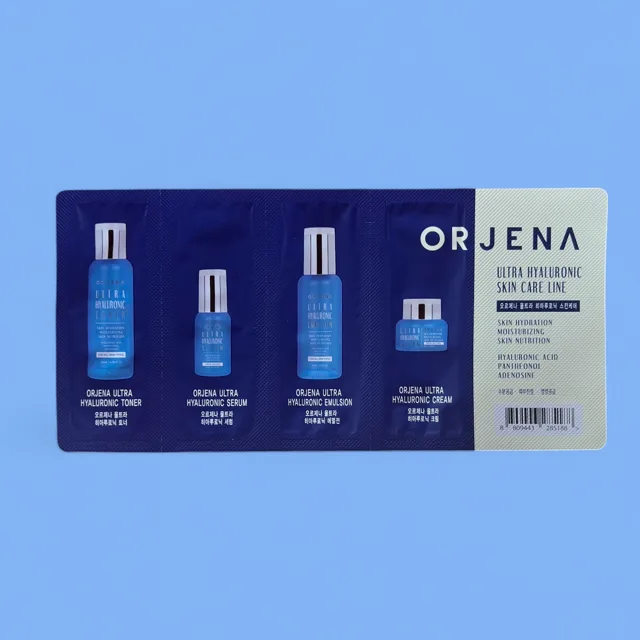 ORJENA - Ultra Hyaluronic Sachet - Hydratační vzorečky: toner, emulze, sérum, krém