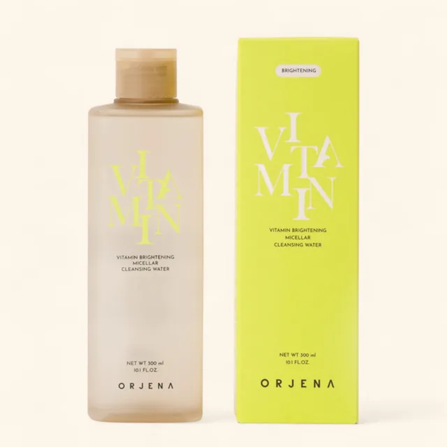 ORJENA - Vitamin Brightening Micellar Cleansing Water - Rozjasňující micelární čistící voda s vitamíny - 300 ml