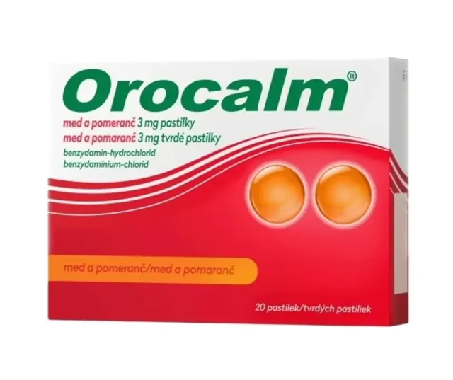 OROCALM MED A POMERANČ 3MG PAS 20