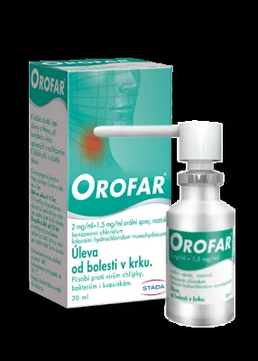 Orofar 2mg/ml+1.5mg/ml orm.spr.sol.1x30ml