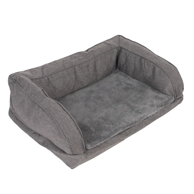 Ortopedický pelíšek pro psy - šedý L: D 115 x Š 70 x V 32cm Ortopedický pelíšek pro psy - šedý