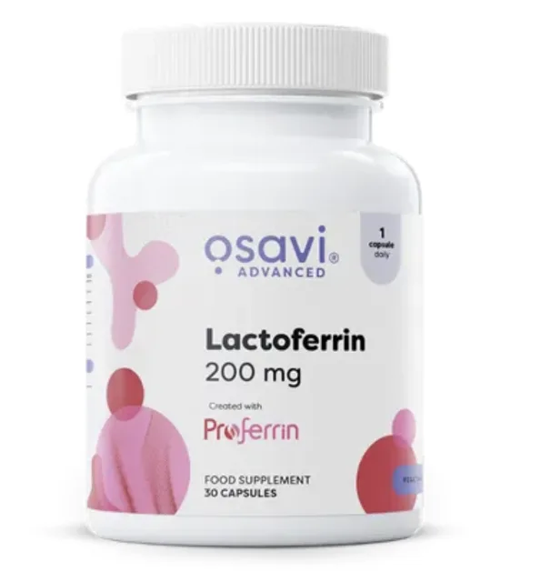 Osavi Lactoferrin, Laktoferin, 200 mg, 30 kapslí