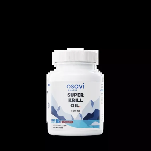 Osavi Super Krill Oil, 1180 mg, 60 kapslí