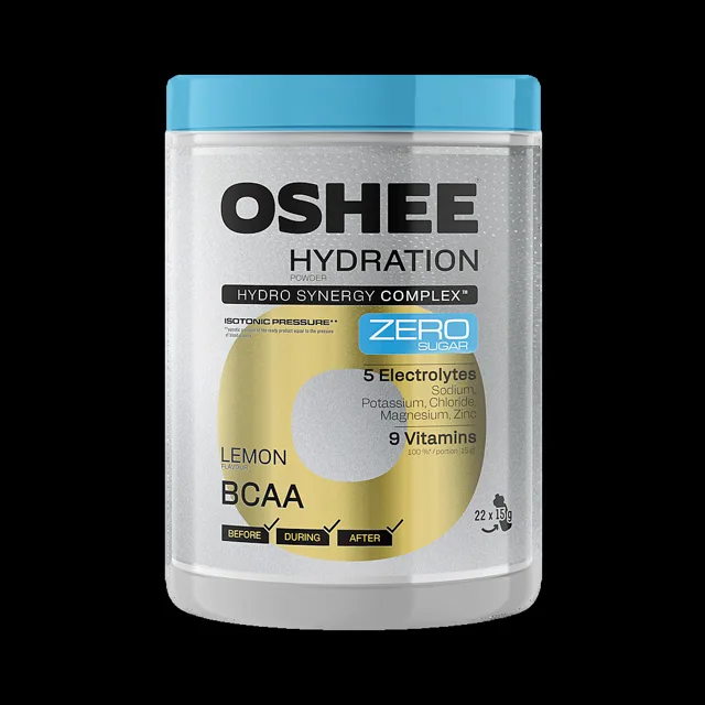OSHEE Hydration zero powder citron a BCAA 330 g