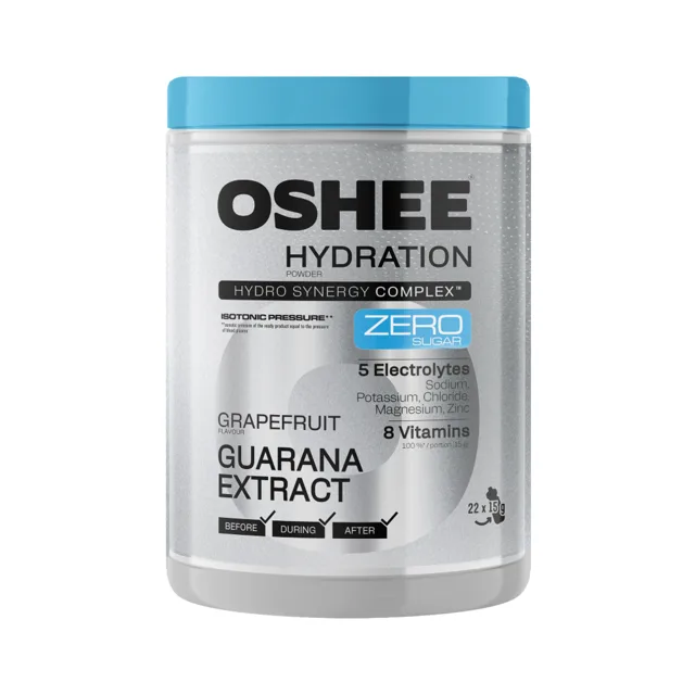 OSHEE HYDRATION ZERO SUGAR prášek 330 g Grapefruit+Guarana